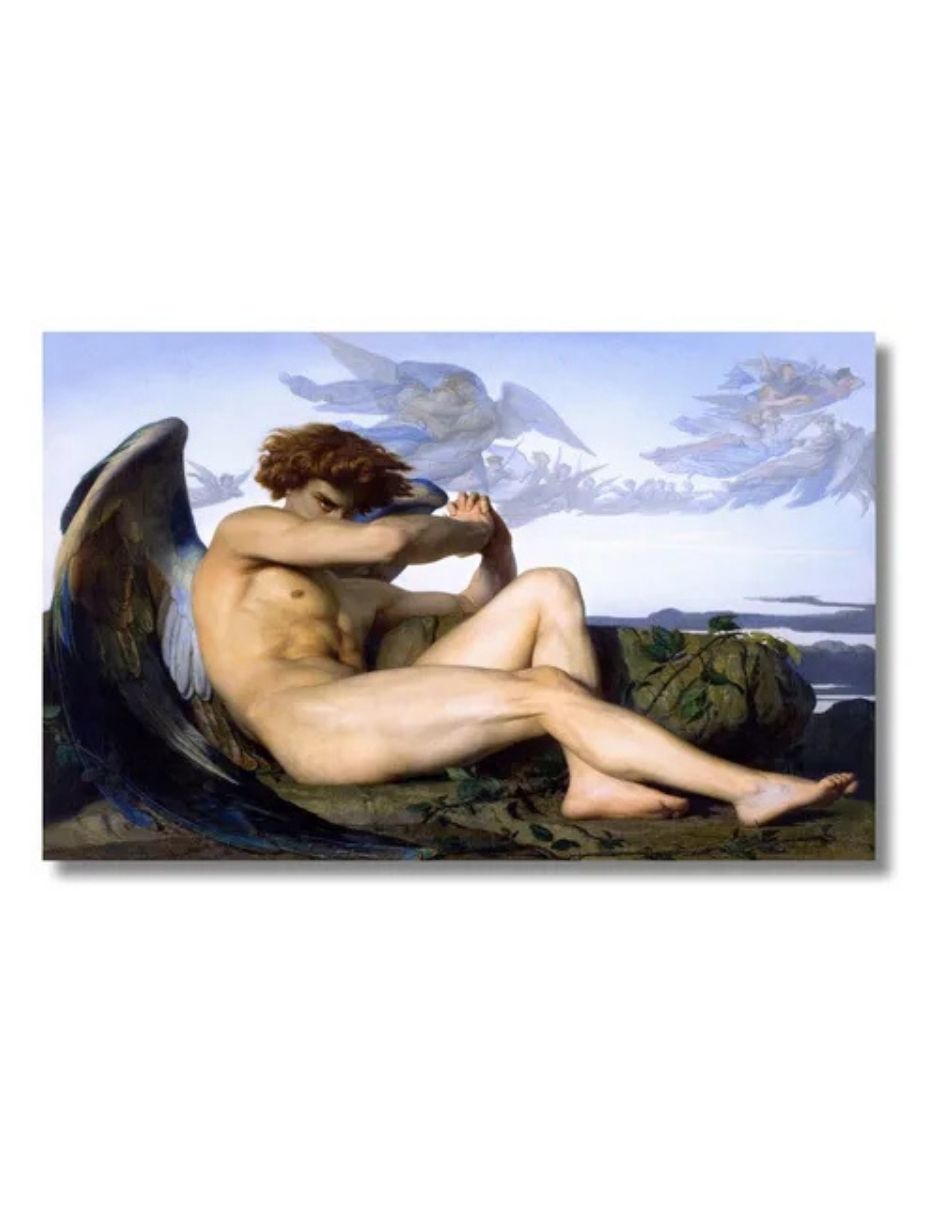 Foto 1 | Cuadro Decorativo Angel Caido De Cabanel Sala Comedor 120x80 Cm