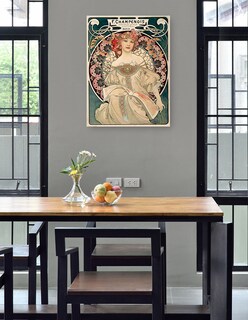 Foto 4 | Cuadro Decorativo - Ensueño Imprimeur- Alphonse Mucha - Frases - 28x36 - Impresión En Lienzo - Fine Art Tj
