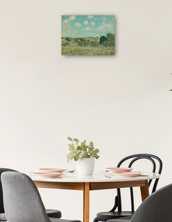 Foto 2 | Cuadro Decorativo - Prado- Alfred Sisley - Religión - 28x36 - Impresión En Lienzo - Fine Art Tj