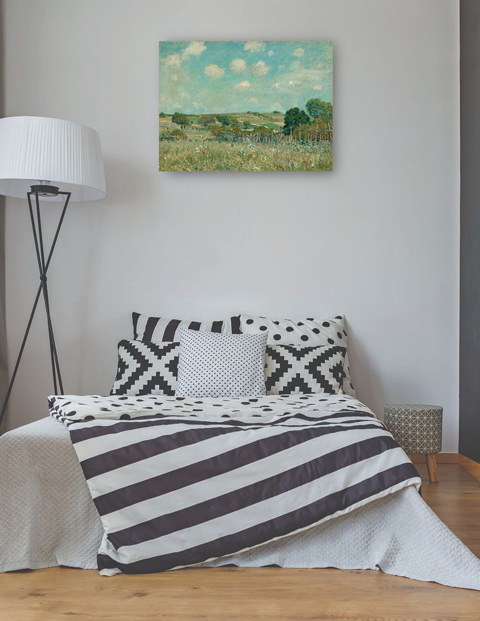 Foto 4 pulgar | Cuadro Decorativo - Prado- Alfred Sisley - Religión - 28x36 - Impresión En Lienzo - Fine Art Tj