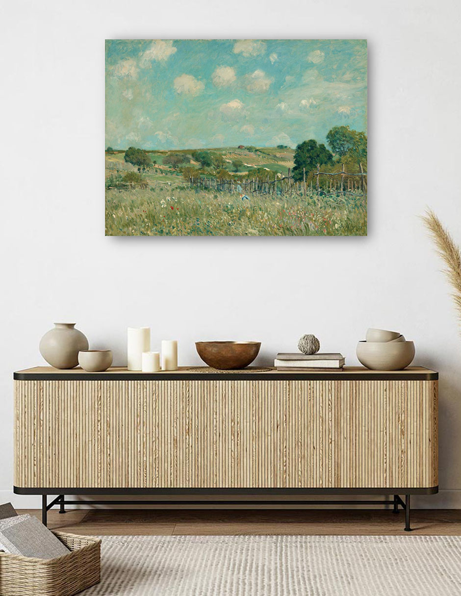 Foto 6 pulgar | Cuadro Decorativo - Prado- Alfred Sisley - Religión - 28x36 - Impresión En Lienzo - Fine Art Tj