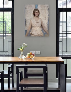 Foto 4 | Cuadro Decorativo - Ángel (1887)- Abbott Handerson Thayer - Religión - 46x61 - Impresión En Lienzo - Fine Art Tj