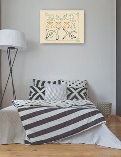 Foto 2 | Cuadro Decorativo - Diseño Abstracto Basado En Arabescos (1900)- Alphonse Mucha - 28x36 - Impresión En Lienzo - Fin