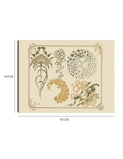 Foto 5 | Cuadro Decorativo - Diseño Abstracto Basado En Estrellas, Círculos, Hojas. (1900)- Alphonse Mucha - Fine Art Tj