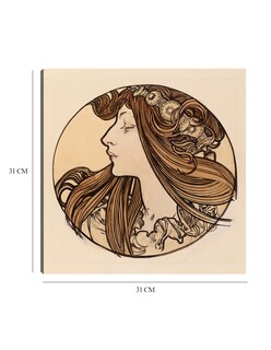 Foto 5 | Cuadro Decorativo - Vidriera Para La Fachada De La Boutique Fouquet Viii- Alphonse Mucha-31x31-impresión En Lie