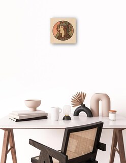Foto 1 | Cuadro Decorativo - Vidriera Para La Fachada De La Boutique Fouquet Iv- Alphonse Mucha-51x51- Impresión En Lienz