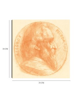 Foto 5 | Cuadro Decorativo - Autorretrato, Medallón, No.2, Placa 11- Alphonse Mucha-31x31-impresión En Lienzo - Fine Art Tj