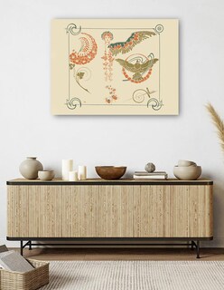 Foto 4 | Cuadro Decorativo - Diseño Abstracto Basado En Flores, Ángeles, Pájaros, Escarabajos. (1900)- Alphonse Mucha - Fine