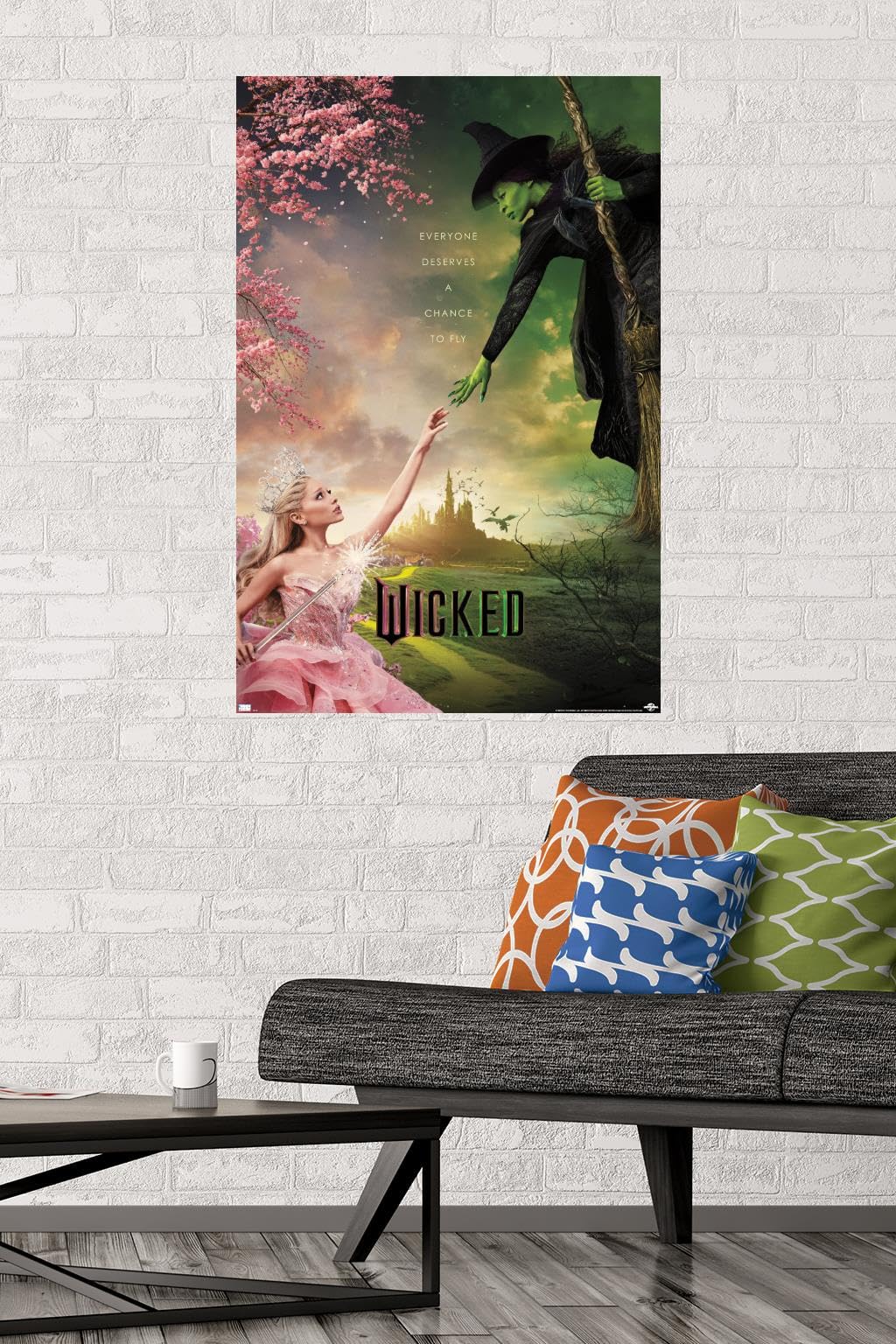 Foto 3 pulgar | Póster De Pared Trends International Wicked 34 X 22,4 Cm - Venta Internacional.
