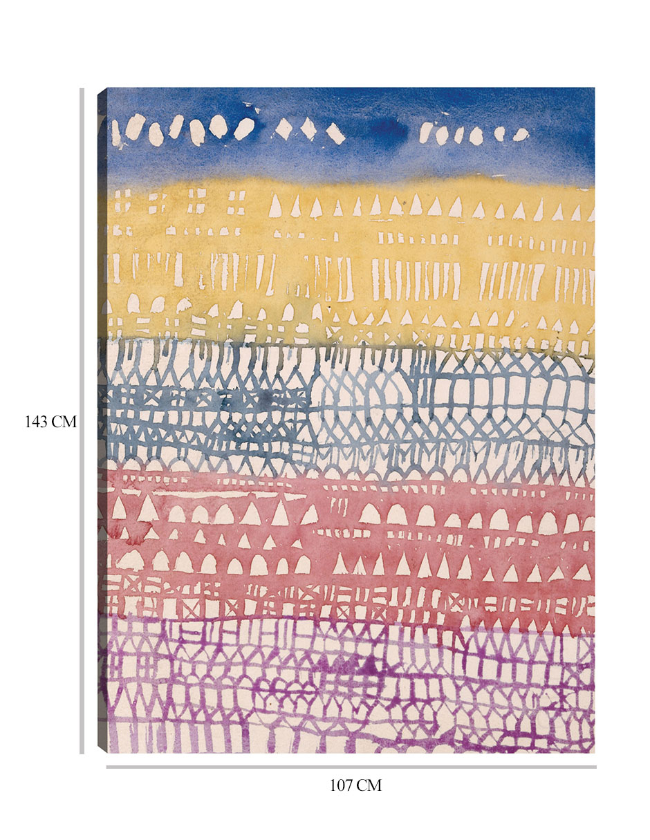 Foto 7 pulgar | Cuadro Decorativo - Casco Antiguo (resumen) (1928)- Paul Klee - Abstracto - 107x143 - Impresión En Lienzo - Fine Art Tj