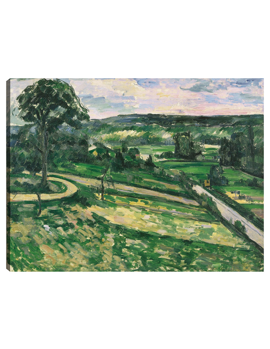 Foto 2 pulgar | Cuadro Decorativo - El Árbol De La Curva- Paul Cézanne - Religión - 28x36 - Impresión En Lienzo - Fine Art Tj