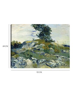 Foto 6 | Cuadro Decorativo - Las Rocas- Vincent Van Gogh - Paisaje - 69x92 - Impresión En Lienzo - Fine Art Tj