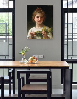 Foto 4 | Cuadro Decorativo - Mimosa (1899)- William Bouguereau - Fotografía - 46x61 - Impresión En Lienzo - Fine Art Tj