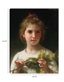 Foto 6 | Cuadro Decorativo - Mimosa (1899)- William Bouguereau - Fotografía - 46x61 - Impresión En Lienzo - Fine Art Tj