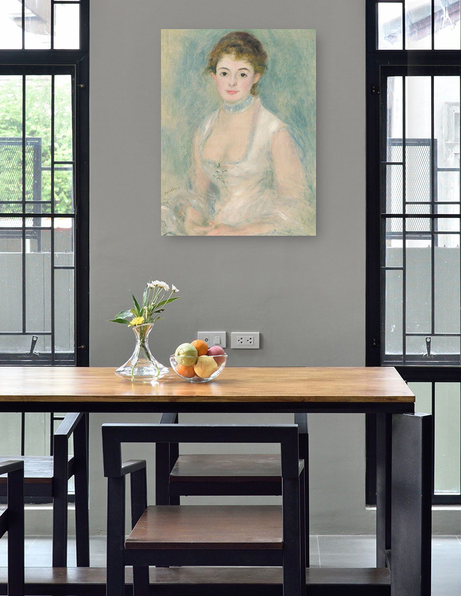 Foto 4 | Cuadro Decorativo - Señora Henriot- Pierre-auguste Renoir - Fotografía - 77x102 - Impresión En Lienzo - Fine Art Tj