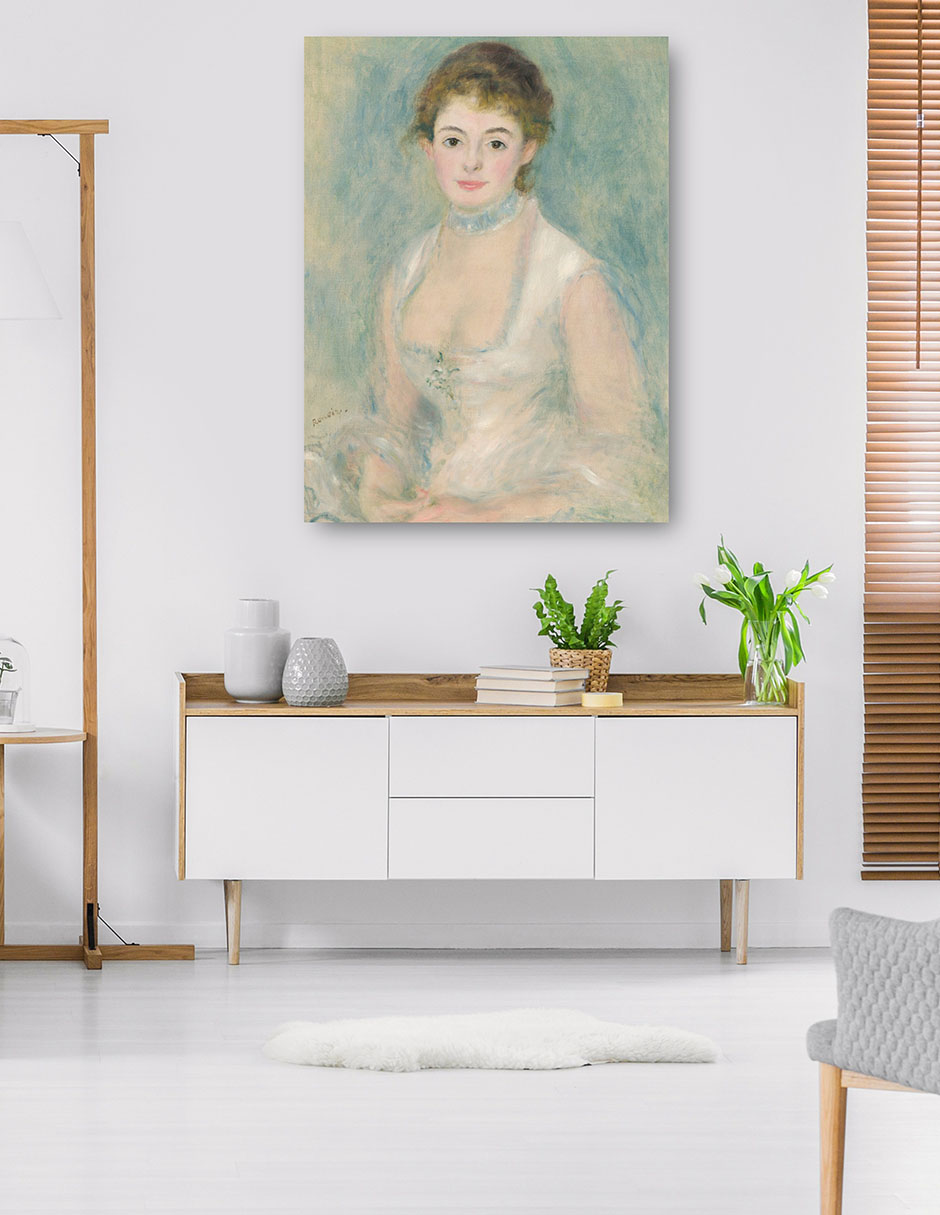 Foto 5 | Cuadro Decorativo - Señora Henriot- Pierre-auguste Renoir - Fotografía - 77x102 - Impresión En Lienzo - Fine Art Tj