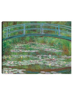 Foto 1 | Cuadro Decorativo - La Pasarela Japonesa, 1899- Claude Monet - Paisaje - 28x36 - Impresión En Lienzo - Fine Art Tj