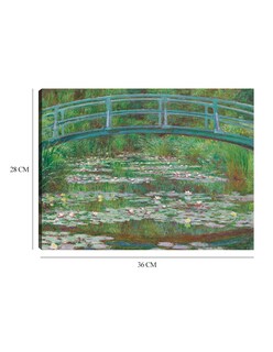 Foto 6 | Cuadro Decorativo - La Pasarela Japonesa, 1899- Claude Monet - Paisaje - 28x36 - Impresión En Lienzo - Fine Art Tj