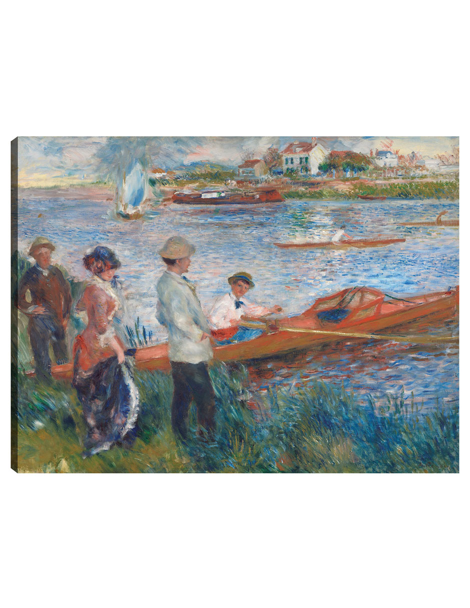 Foto 2 pulgar | Cuadro Decorativo - Remeros En Chatou- Pierre-auguste Renoir - Religión - 77x102 - Impresión En Lienzo - Fine Art Tj
