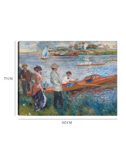 Foto 6 | Cuadro Decorativo - Remeros En Chatou- Pierre-auguste Renoir - Religión - 77x102 - Impresión En Lienzo - Fine Art Tj