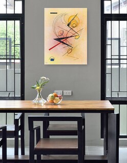 Foto 4 | Cuadro Decorativo - Pequeños Cálidos (1928)- Wassily Kandinsky - Abstracto - 46x61 - Impresión En Lienzo - Fine Art Tj