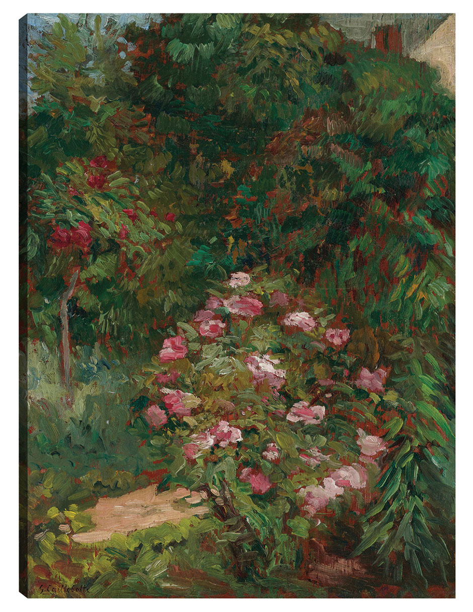 Foto 2 pulgar | Cuadro Decorativo - Jardín De Flores (1884)- Gustave Caillebotte - Paisaje - 69x92 - Impresión En Lienzo - Fine Art Tj