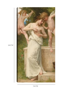 Foto 6 | Cuadro Decorativo - Bendiciones De Amor (1897)- William Bouguereau - Religión - 34x64 - Impresión En Lienzo - Fine Ar