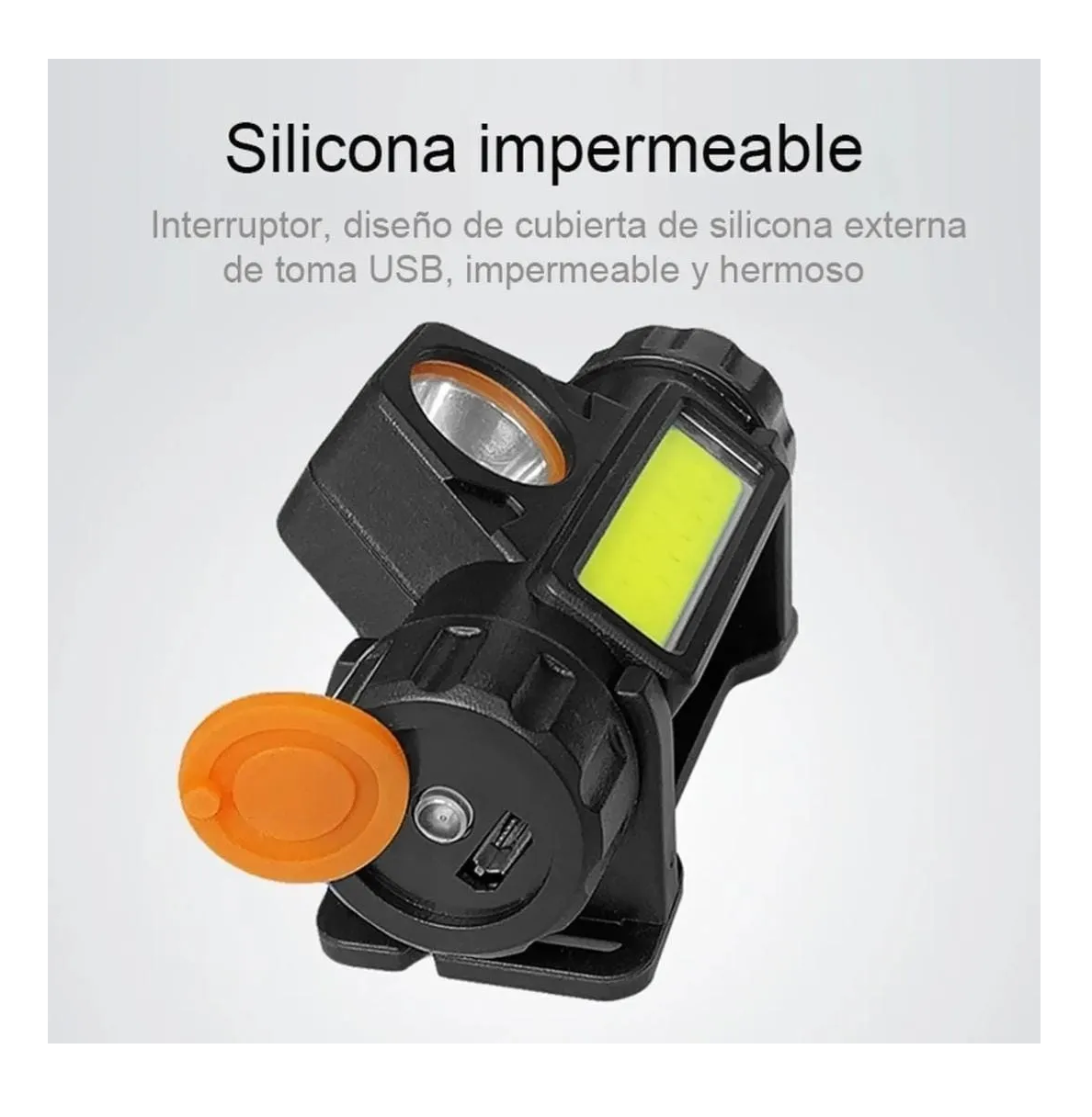 Foto 4 pulgar | Lámpara De Cabeza, Linterna, Eo Safe Imports ESI-385 Negro