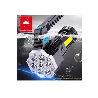 Foto 3 | Linterna Táctica Recargable de Mano Eo Safe Imports ESI-4610 color Negro