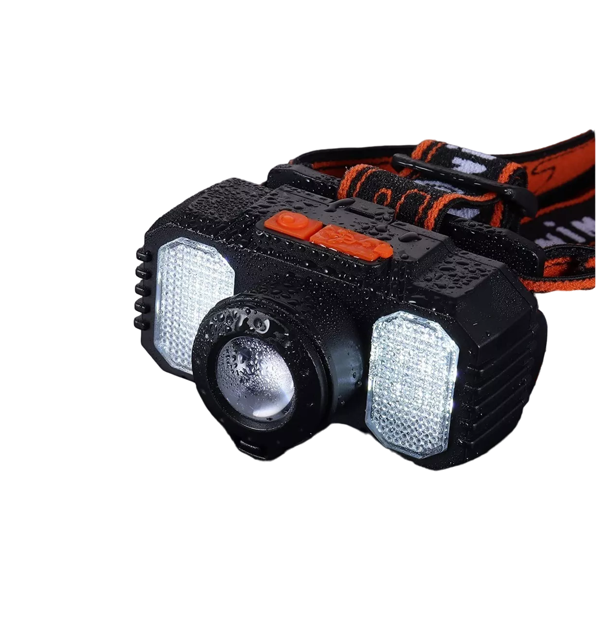 Foto 4 pulgar | Lámpara Belug Minera Recargable Por Usb color Negra Con Naranja