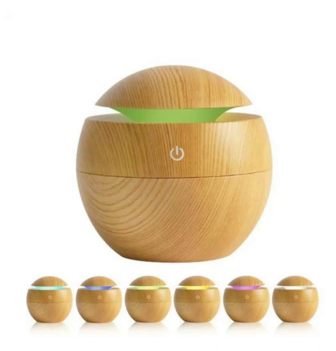 Humidificador Aromaterapia Funbu 130 ml Madera Bamboo $956