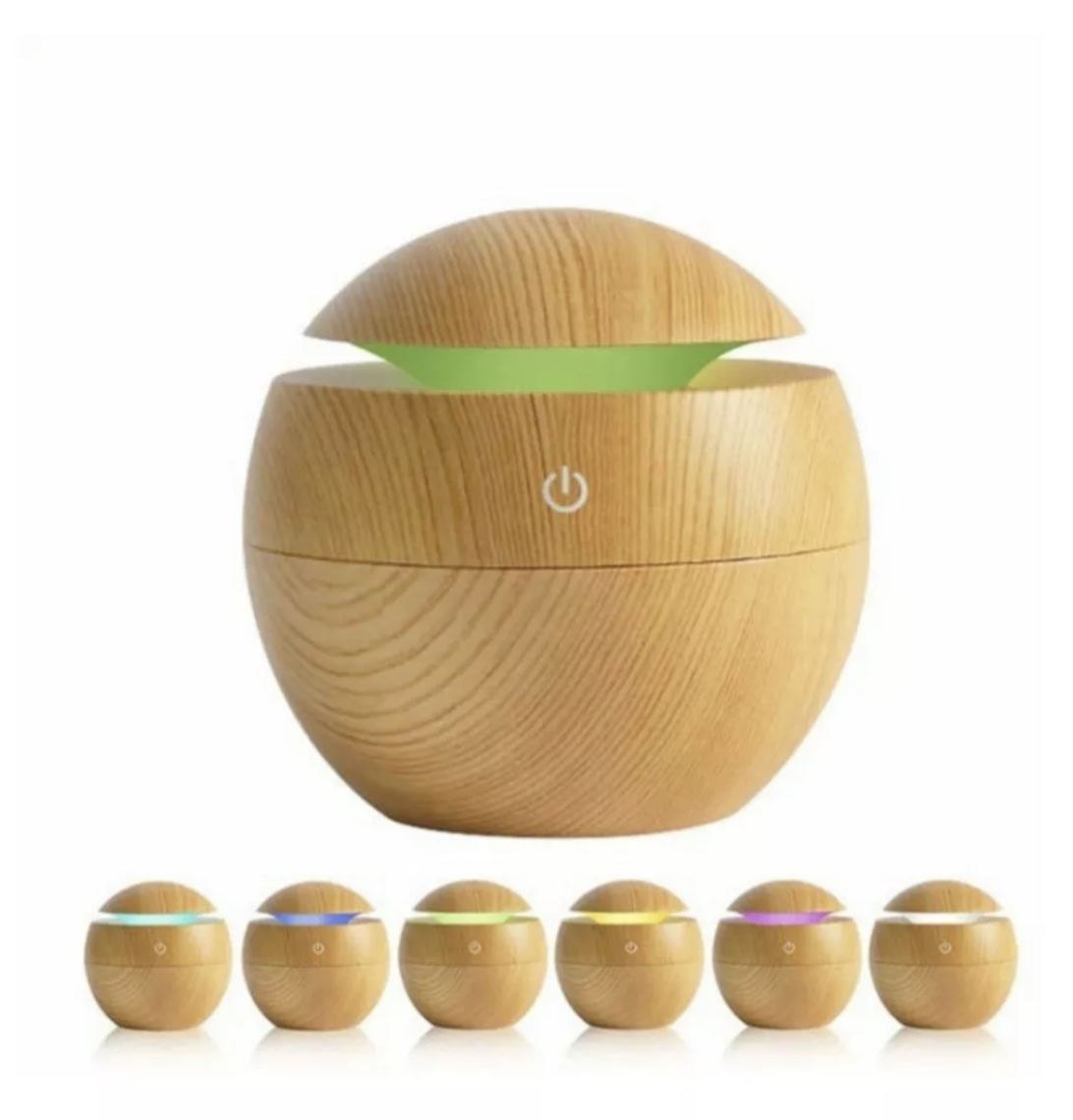 Humidificador Aromaterapia Funbu 130 ml Madera Bamboo