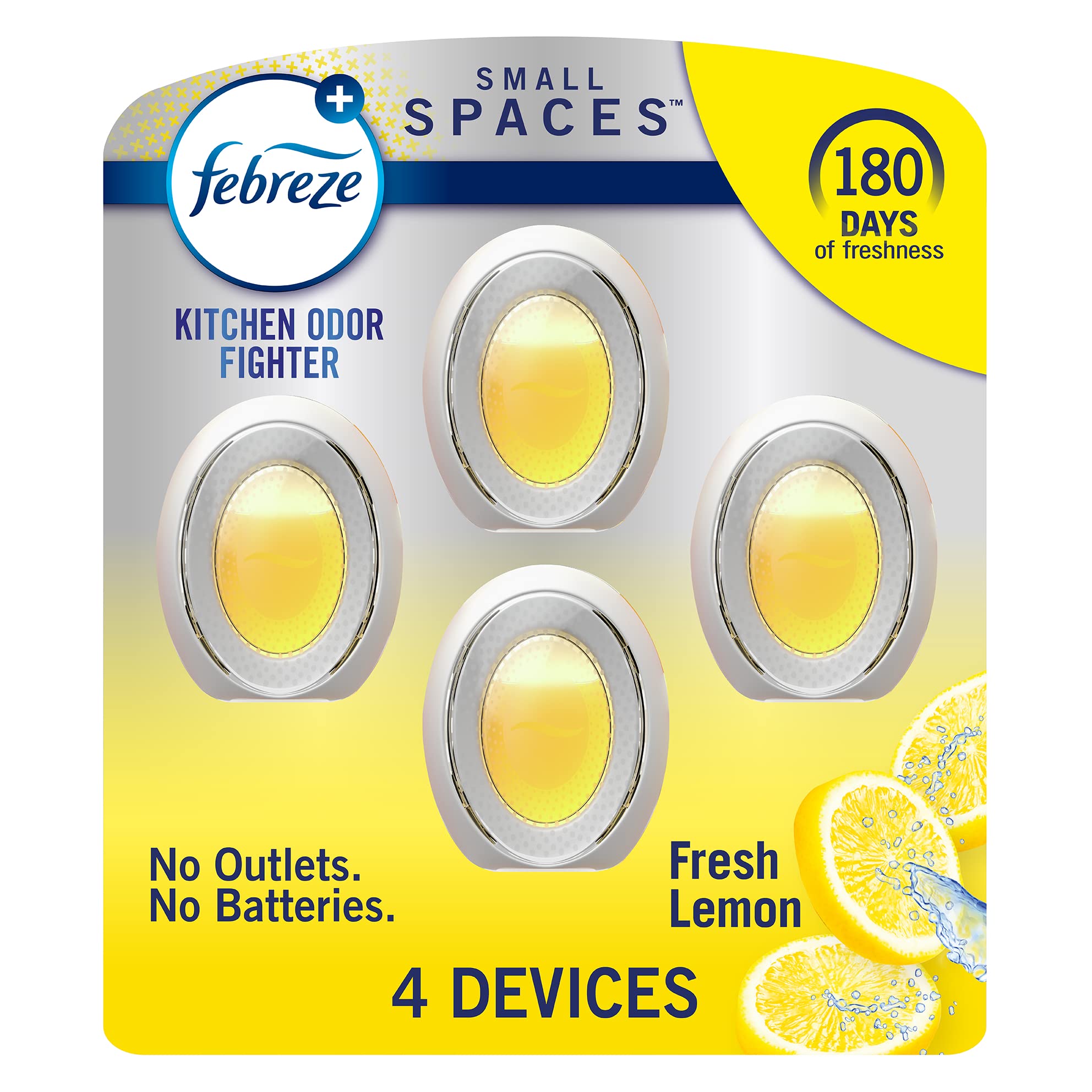 Foto 2 pulgar | Ambientador Febreze Para Espacios Pequeños, Antiolor, Aroma, 4 Unidades - Venta Internacional.