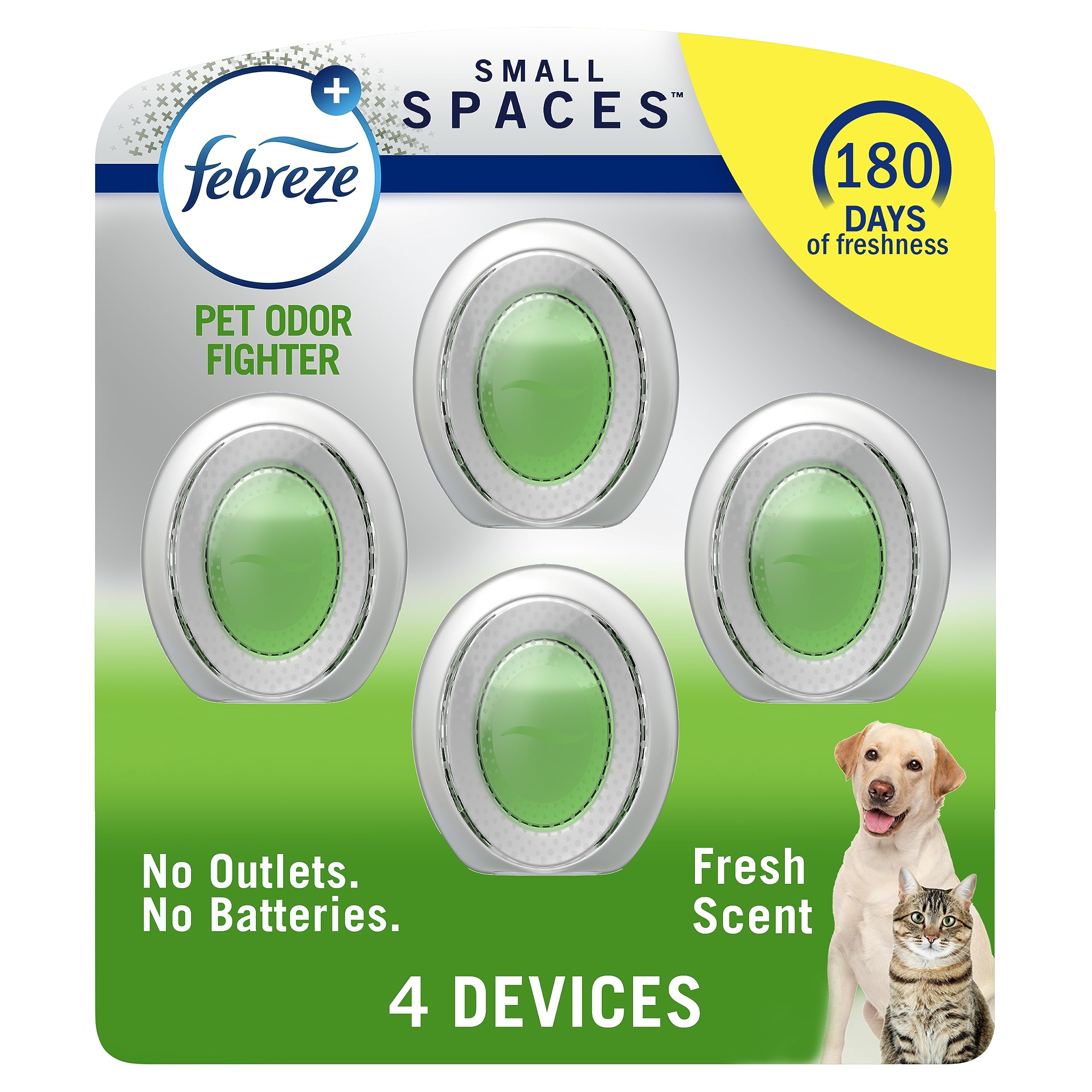 Foto 2 pulgar | Ambientador Febreze Para Espacios Pequeños Que Combate Los Olores, 4 Unidades - Venta Internacional.