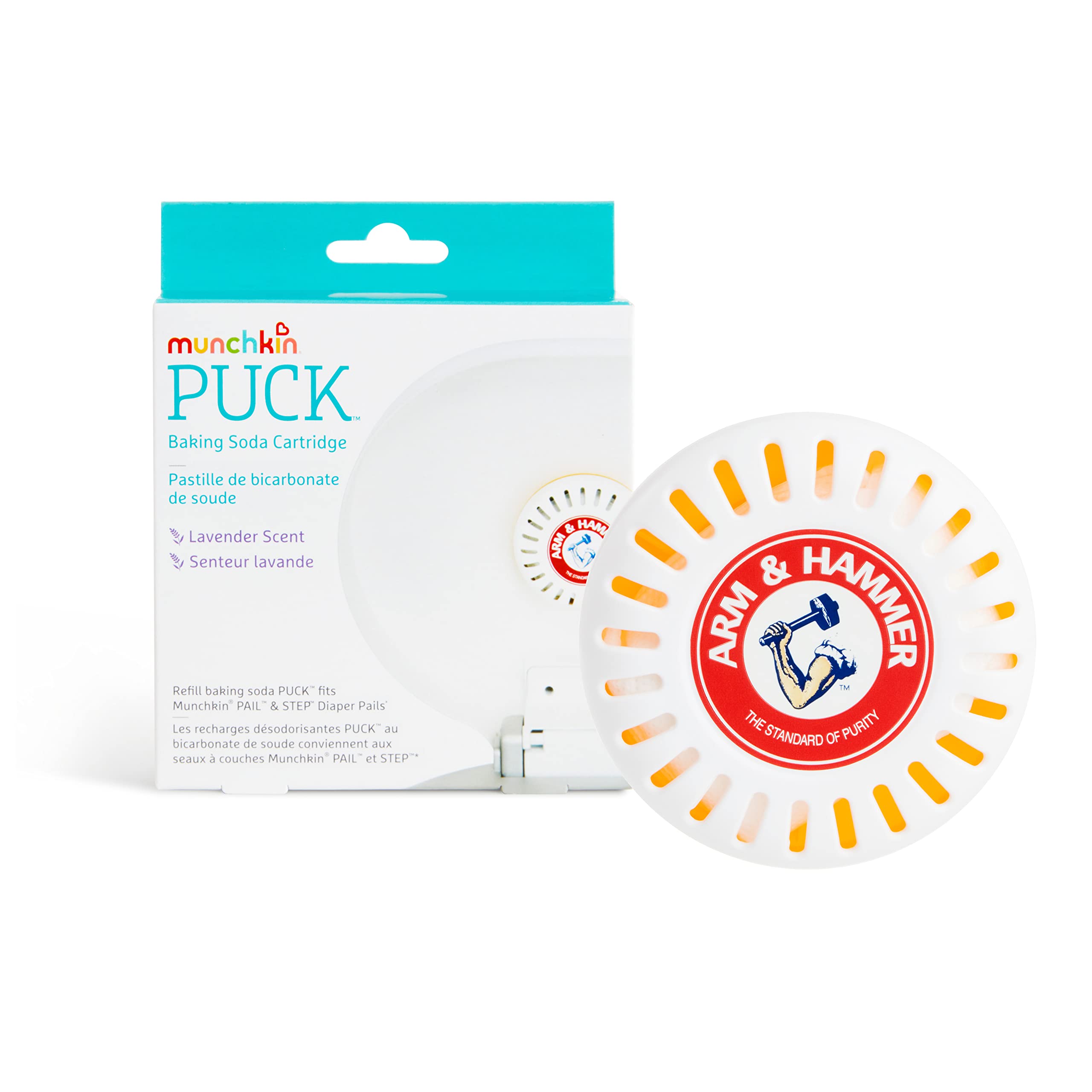 Foto 2 pulgar | Cartucho De Bicarbonato De Sodio Munchkin Arm & Hammer Puck Con Aroma A Lavanda - Venta Internacional.