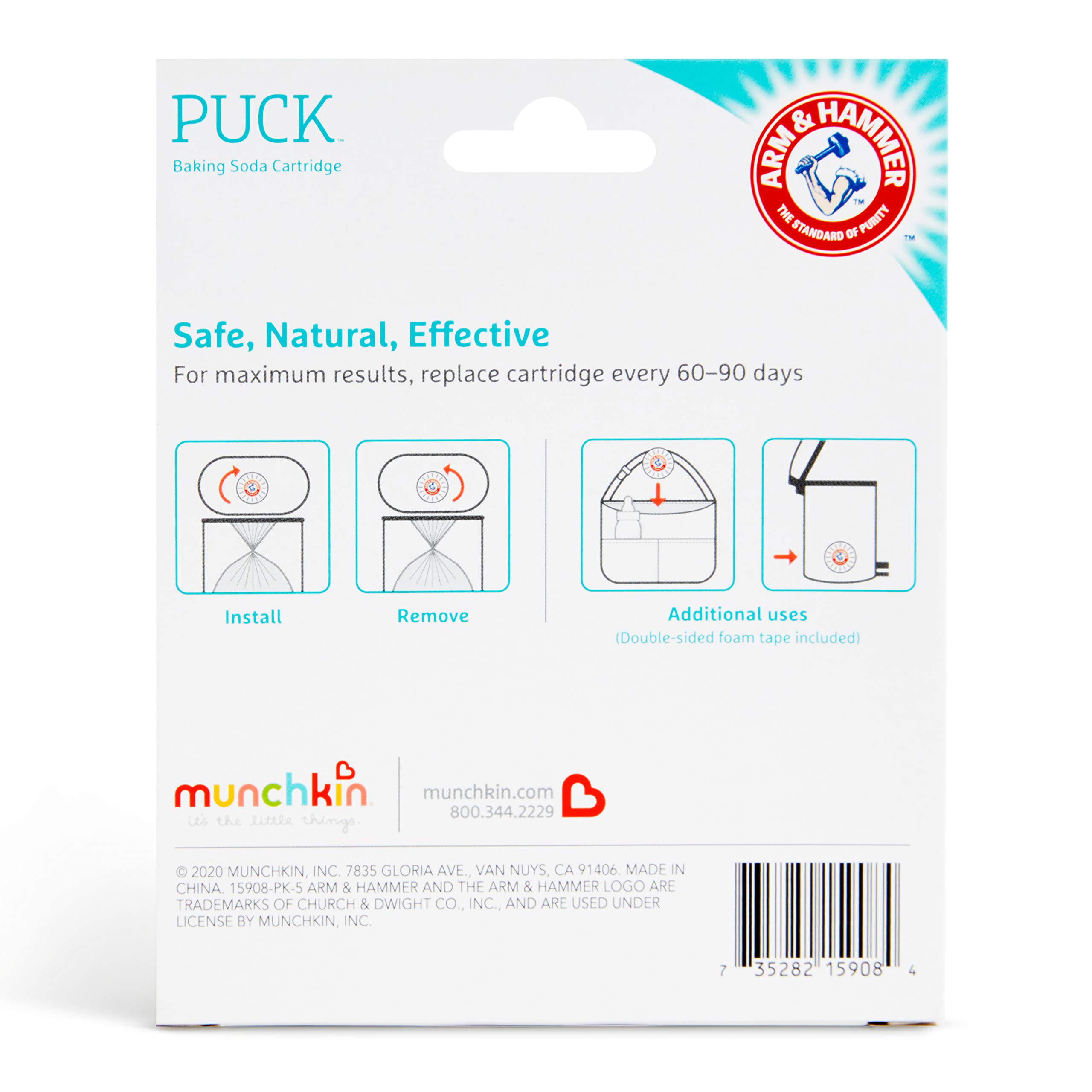 Foto 5 | Cartucho De Bicarbonato De Sodio Munchkin Arm & Hammer Puck Con Aroma A Lavanda - Venta Internacional.