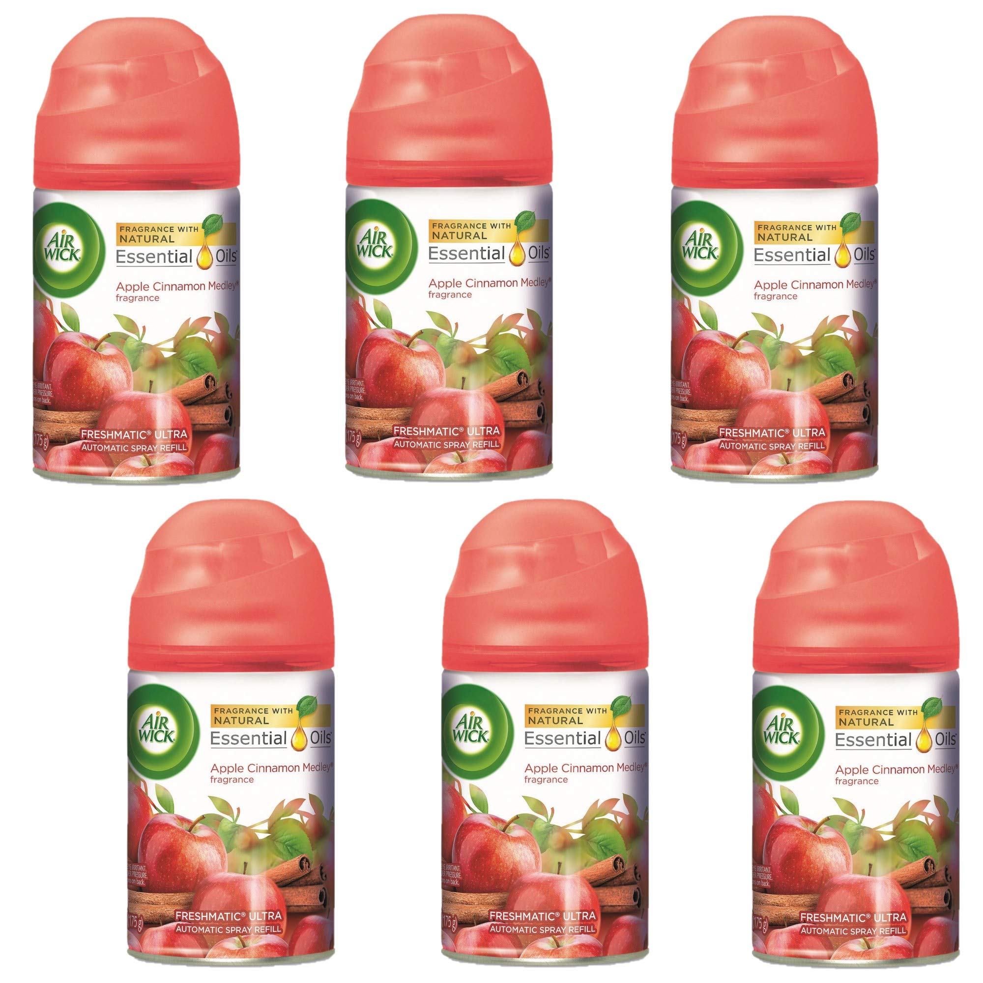 Ambientador Air Wick Freshmatic Manzana Canela 6 Piezas - Venta Internacional