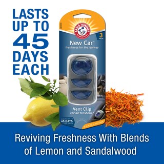 Foto 5 | Ambientador Para Coche Arm & Hammer New Car Freshness, Paquete De 4 - Venta Internacional.