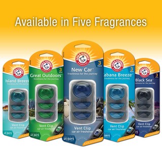 Foto 7 | Ambientador Para Coche Arm & Hammer New Car Freshness, Paquete De 4 - Venta Internacional.