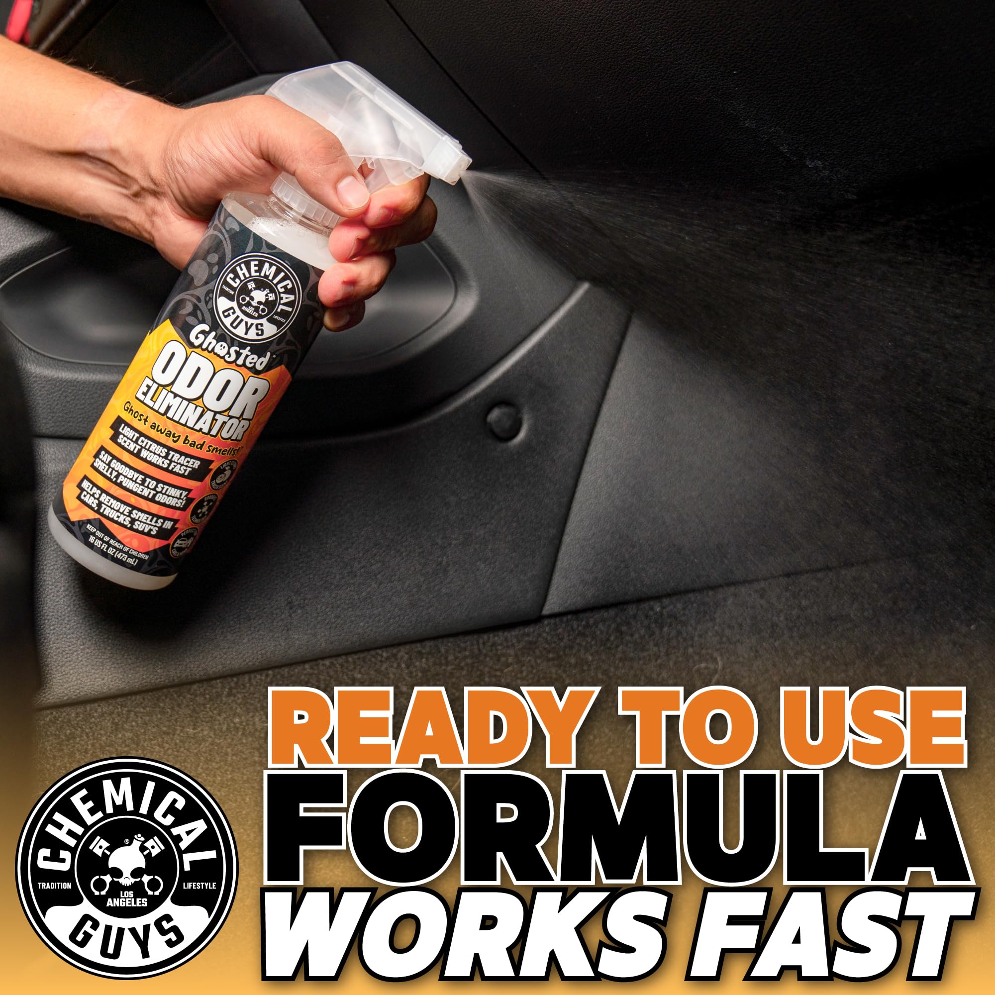 Foto 6 pulgar | Eliminador De Olores Chemical Guys Ghosted Complete Interior, 473 Ml - Venta Internacional.