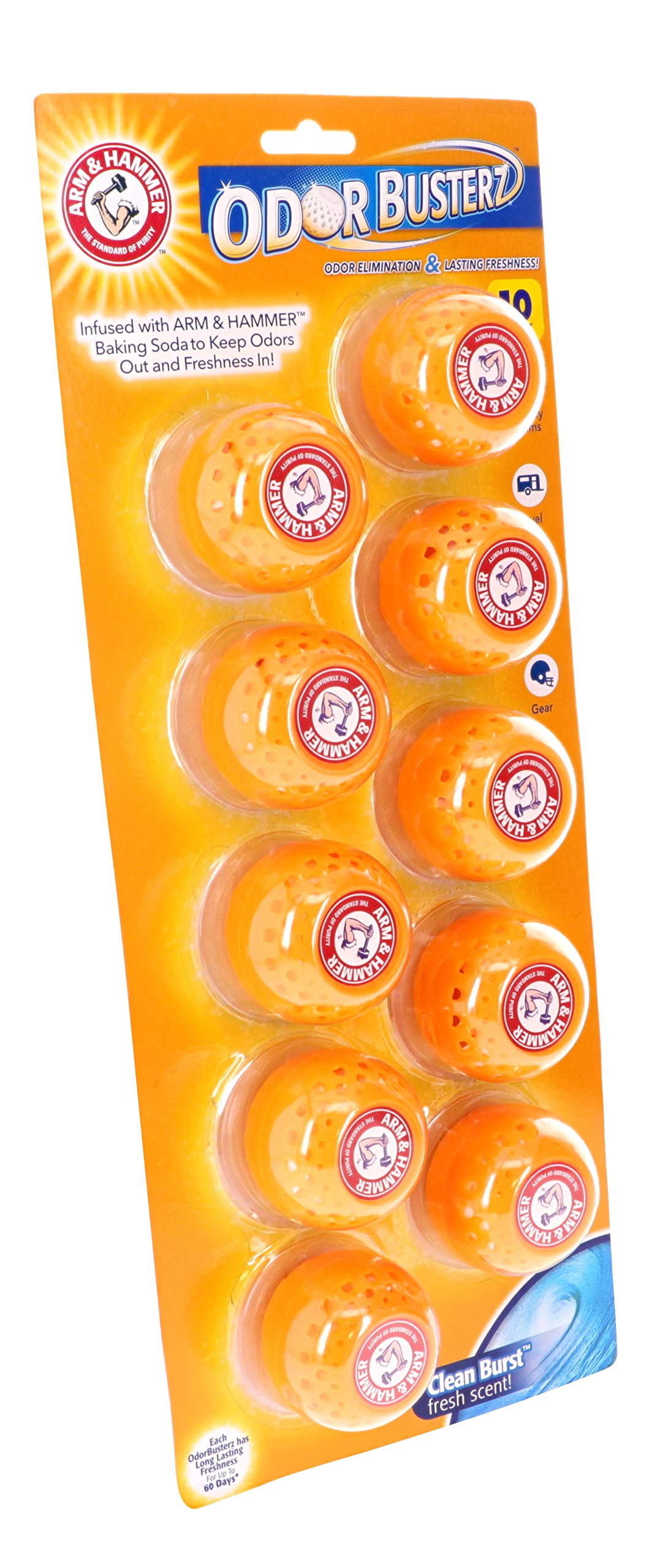 Foto 3 pulgar | Ambientador Arm & Hammer Odor Busterz Balls, 10 Unidades - Venta Internacional.