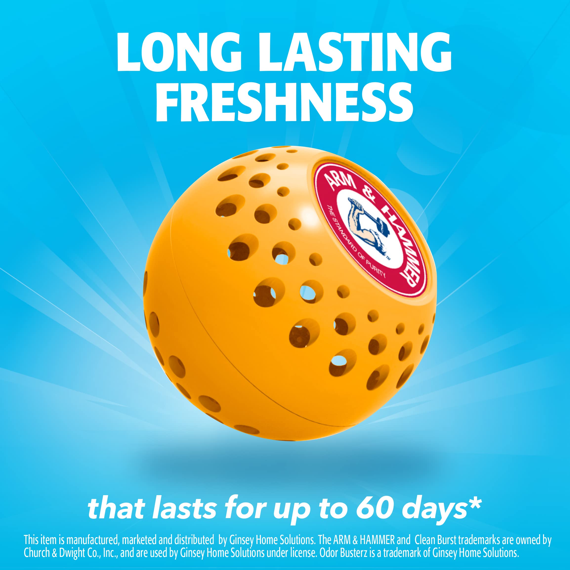 Foto 4 pulgar | Ambientador Arm & Hammer Odor Busterz Balls, 10 Unidades - Venta Internacional.