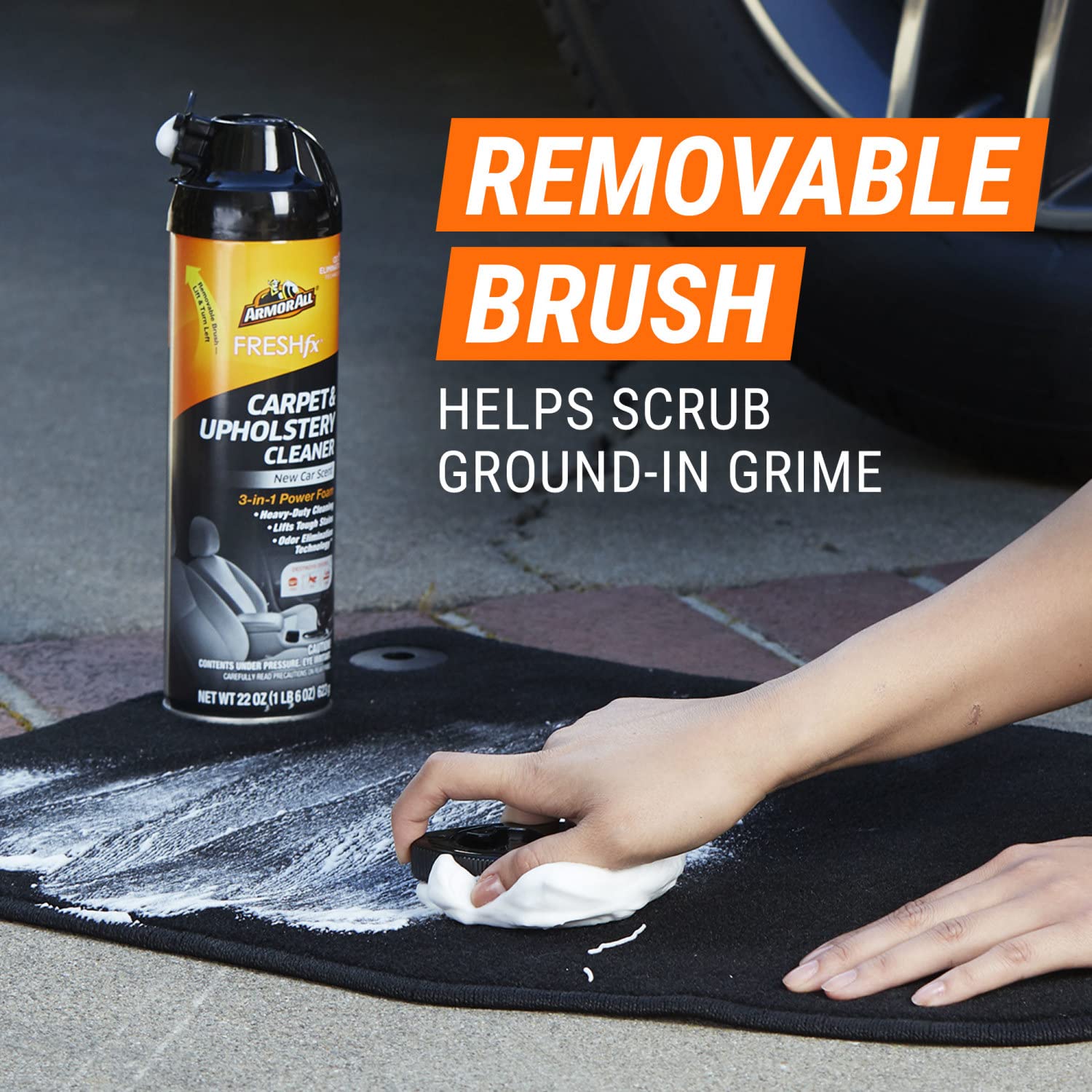 Foto 5 | Limpiador De Tapicería De Coche Armor All Carpet, 650 Ml, Con Cepillo Para Fregar - Venta Internacional.
