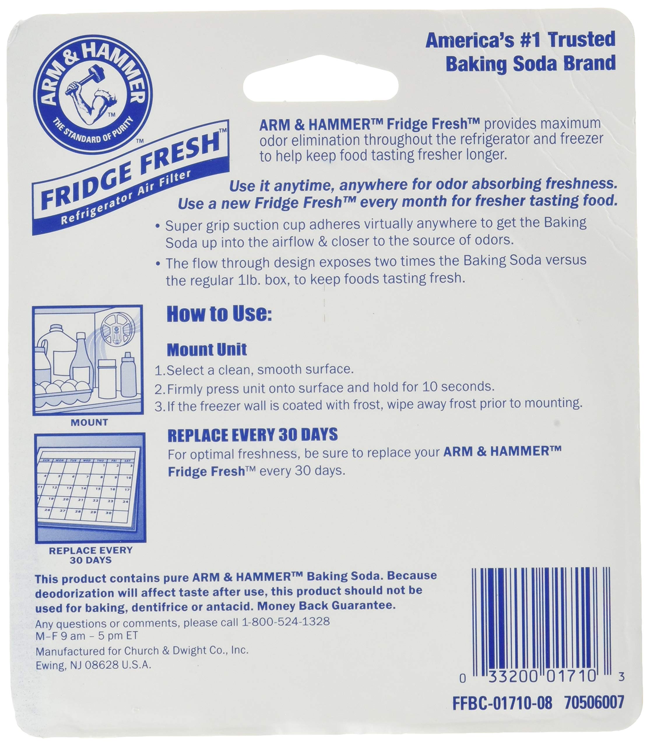 Foto 3 pulgar | Desodorizador Para Refrigerador Arm & Hammer Fridge Fresh, Paquete De 2 - Venta Internacional.