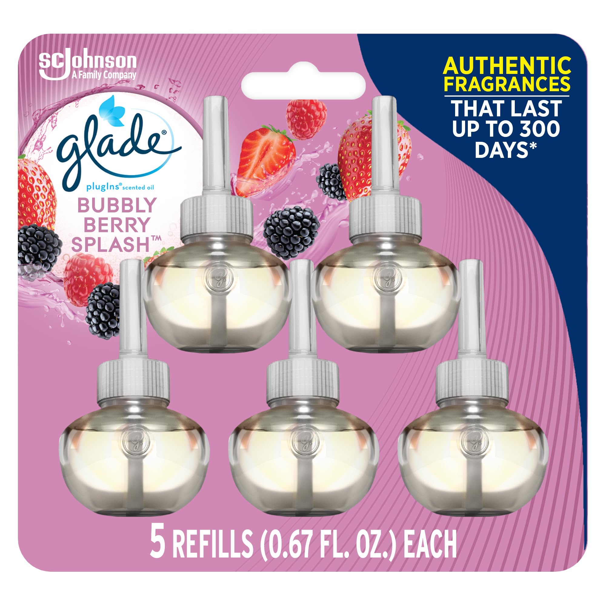 Foto 2 pulgar | Recambios Para Ambientador Glade Plugins, 100 Ml, Bubbly Berry Splash - Venta Internacional.