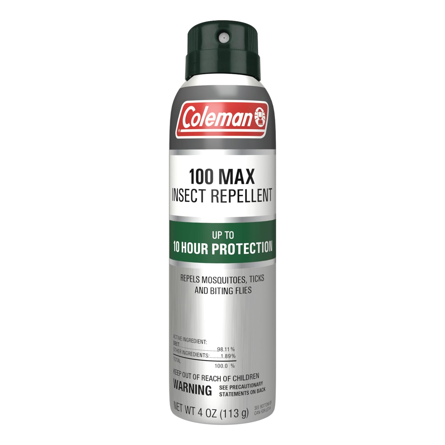 Foto 2 pulgar | Aerosol Repelente De Insectos Coleman 100% Max Deet 120 Ml - Venta Internacional.