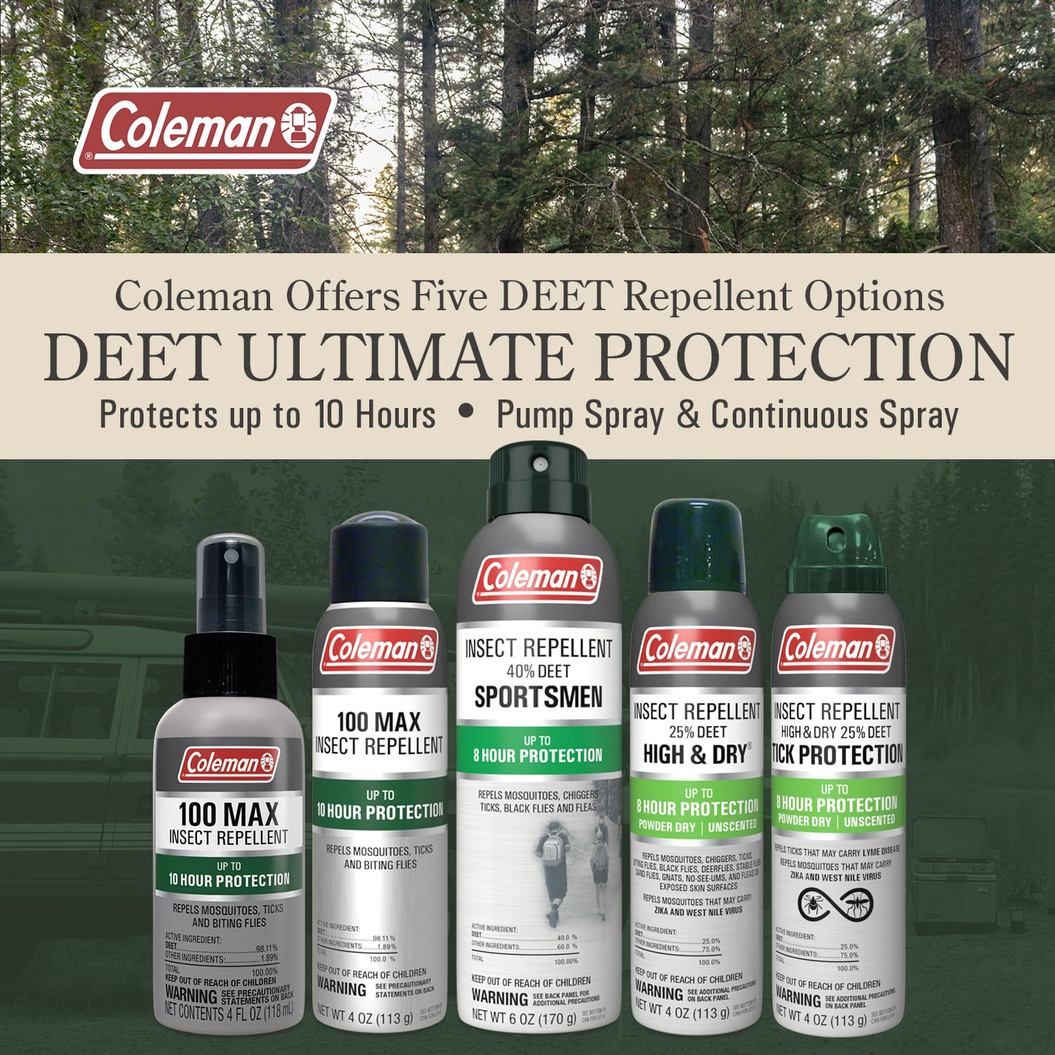Foto 4 | Aerosol Repelente De Insectos Coleman 100% Max Deet 120 Ml - Venta Internacional.