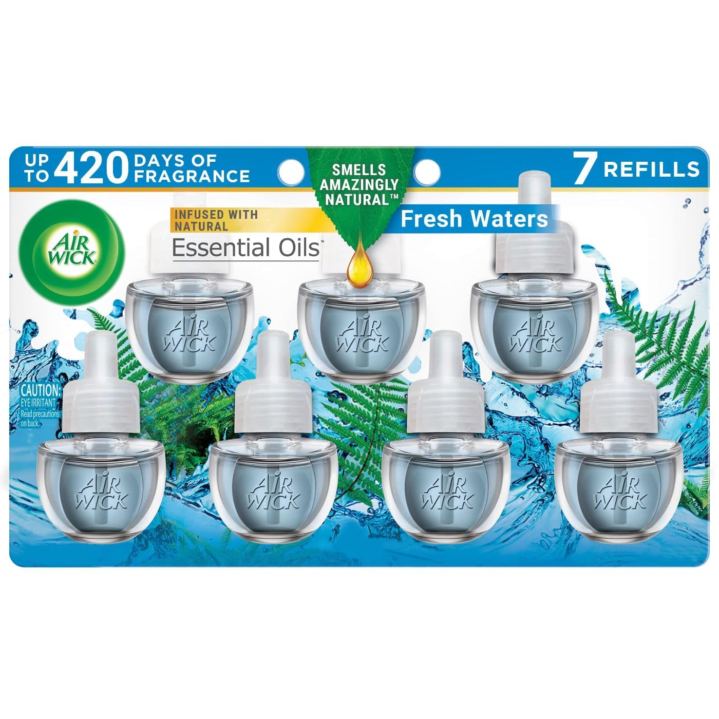 Foto 1 | Recambio De Aceite Perfumado Air Wick Plug In Fresh Waters  Paquete De 7 - Venta Internacional.