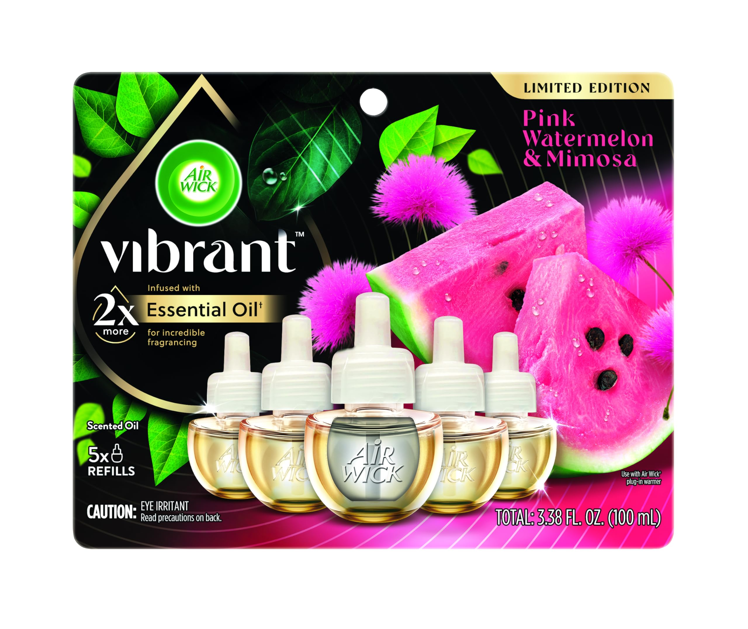 Foto 2 pulgar | Recambios De Aceite Perfumado Air Wick Plug In Para Sandía Y Mimosa - Venta Internacional.