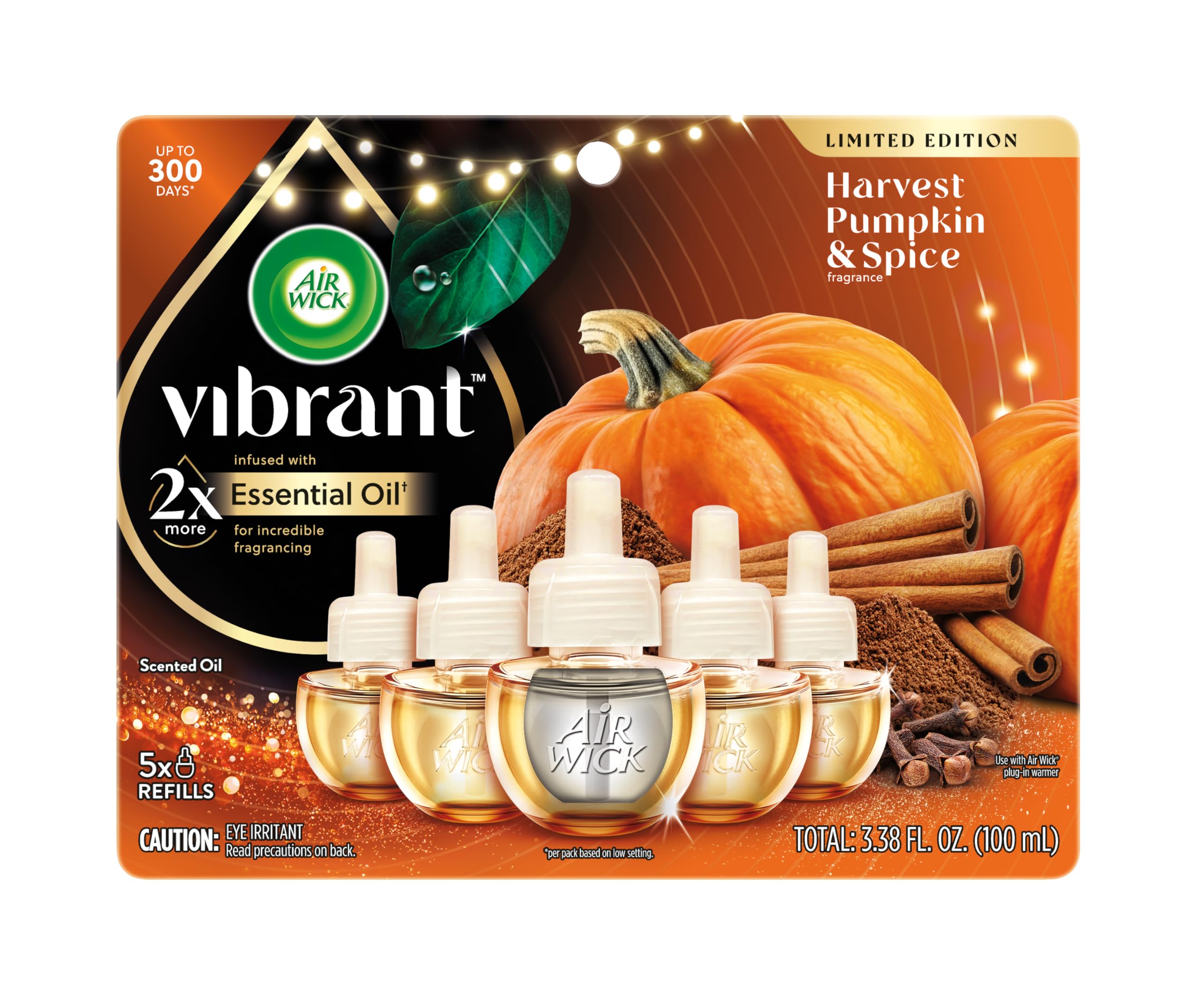 Foto 2 pulgar | Recambios De Aceites Perfumados Air Wick Plug In Harvest Pumpkin + Spice - Venta Internacional.